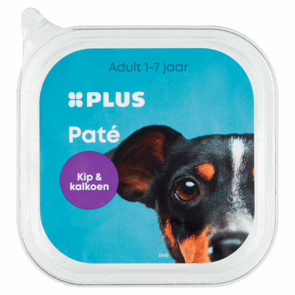 PLUS Honden paté Kip & kalkoen - PLUS