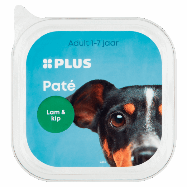 PLUS Honden paté Lam & kip - PLUS
