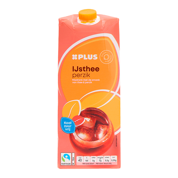 PLUS IJsthee perzik Fairtrade - PLUS
