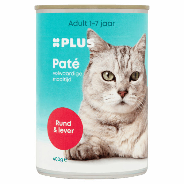 PLUS Katten paté Rund & lever - PLUS