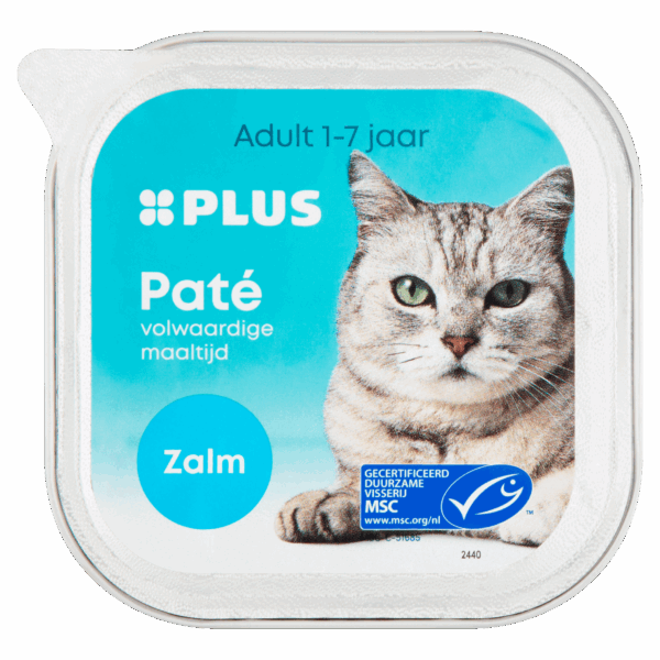 PLUS Katten paté Zalm MSC - PLUS