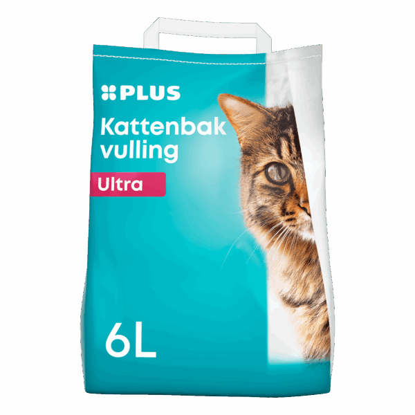 PLUS Kattenbakvulling ultra klontvormend 6l - PLUS