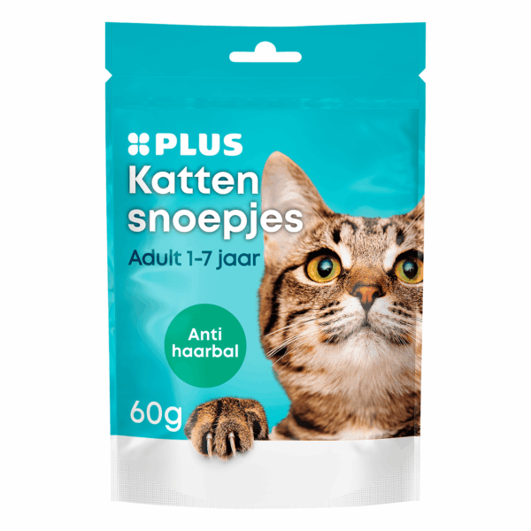 PLUS Kattensnoepjes anti haarbal - PLUS