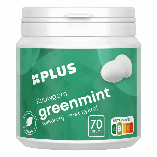 PLUS Kauwgom Greenmint - PLUS