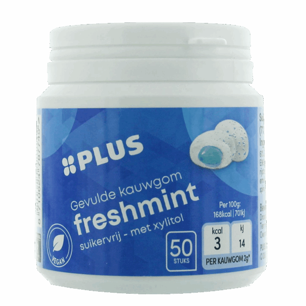 PLUS Kauwgom filled Freshmint - PLUS