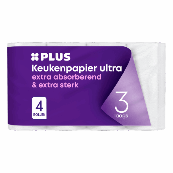 PLUS Keukenpapier 3 laags 64 vel - PLUS