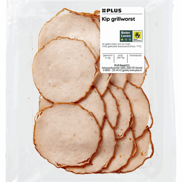 PLUS Kip grillworst - PLUS