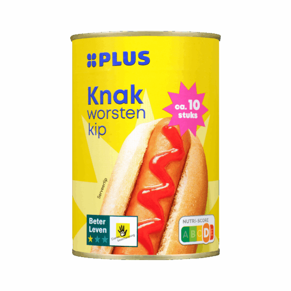 PLUS Kip knakworsten - PLUS