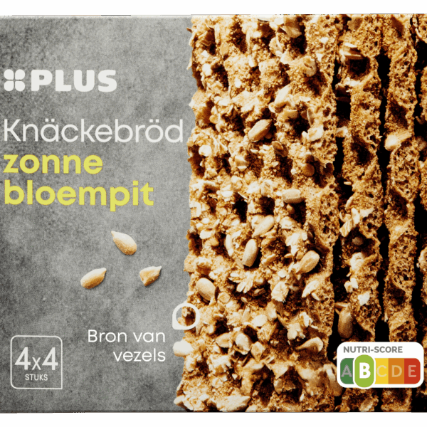 PLUS Knackebrod zonnebloempit - PLUS