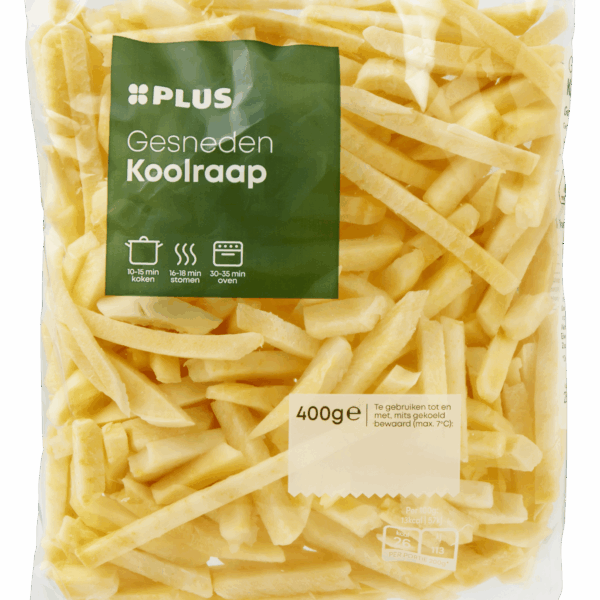 PLUS Koolraap gesneden - PLUS