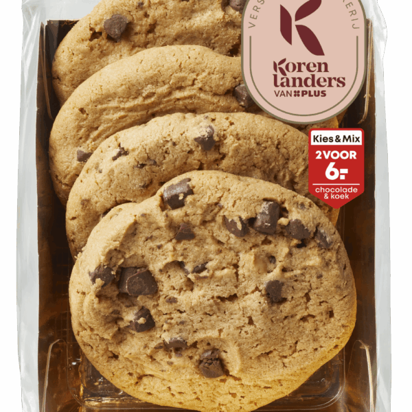 PLUS Korenlanders Roomboter chocolate chunk cookies - PLUS