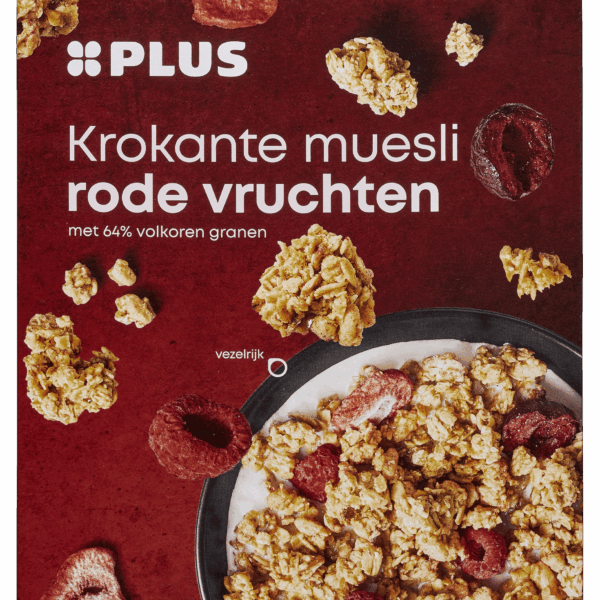 PLUS Krokante muesli rode vruchten - PLUS