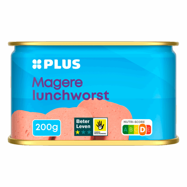 PLUS Magere lunchworst BLK 1 ster - PLUS