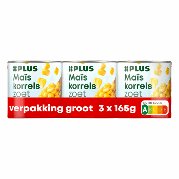 PLUS Maïskorrels 3 pack - PLUS