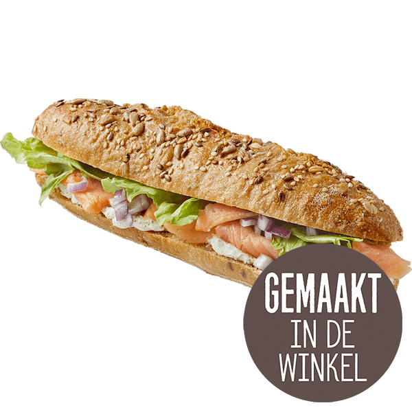 PLUS Meergranen Baguette Gerookte Zalm - PLUS