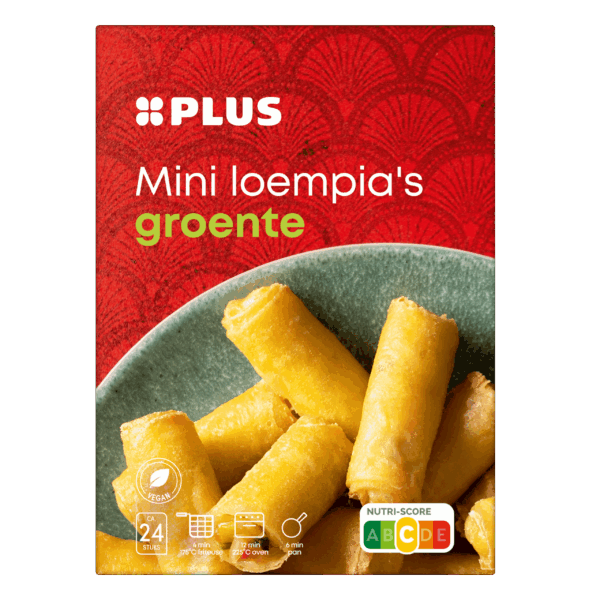 PLUS Mini loempia's groente 24ST - PLUS