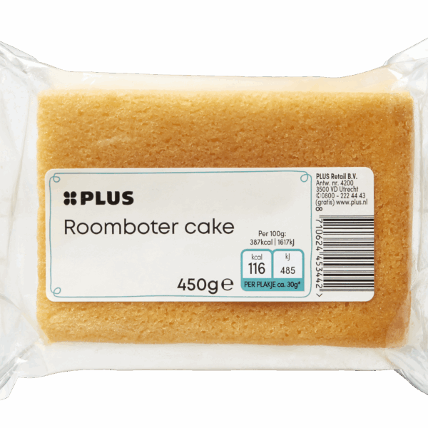 PLUS Naturel cake roomboter - PLUS