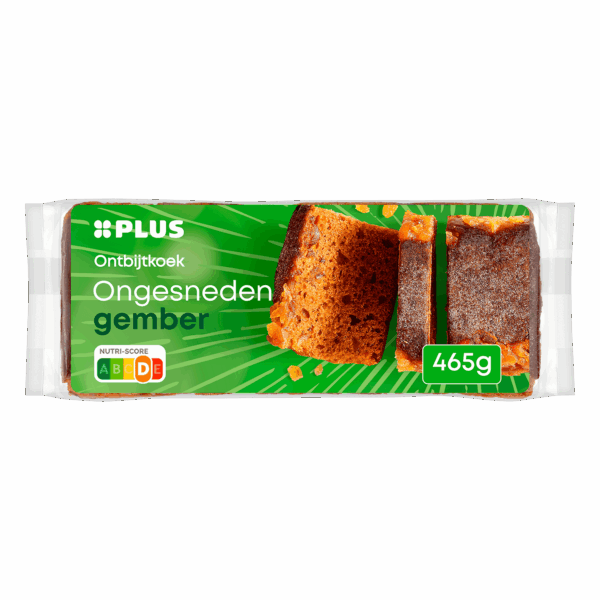 PLUS Ontbijtkoek Gember Ongesneden - PLUS