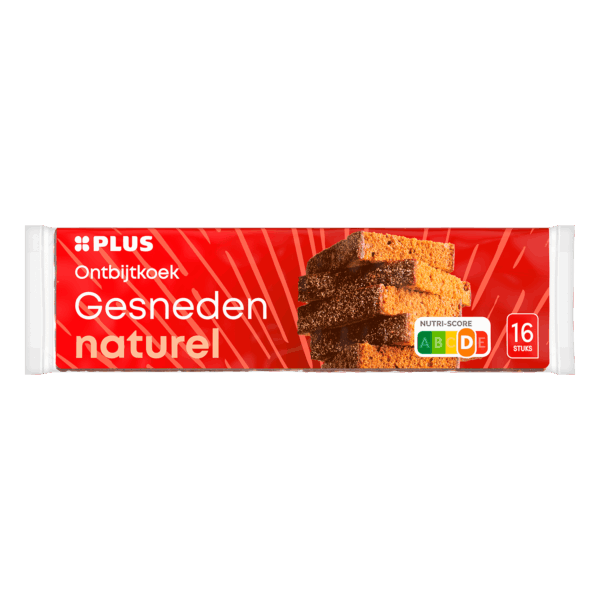 PLUS Ontbijtkoek Naturel gesneden - PLUS