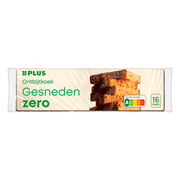 PLUS Ontbijtkoek Zero gesneden - PLUS