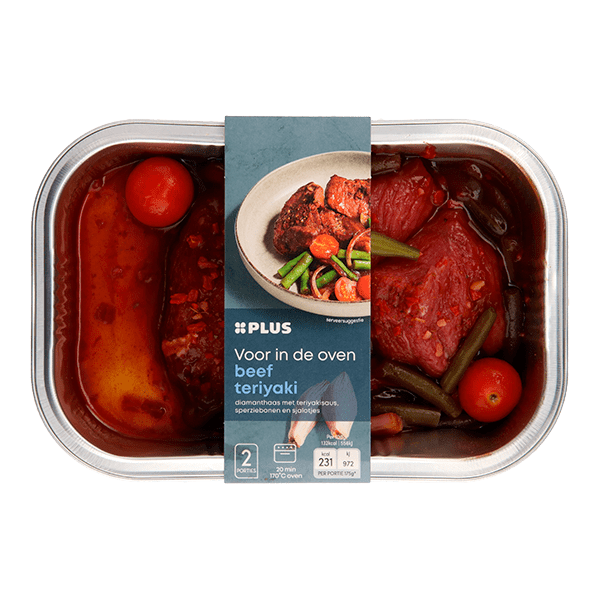 PLUS Ovenschotel Beef red teriyaki - PLUS