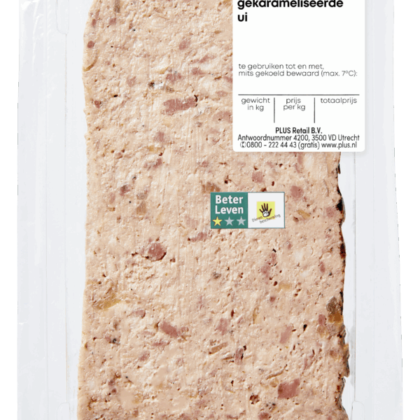 PLUS Paté met gekarameliseerde ui - PLUS