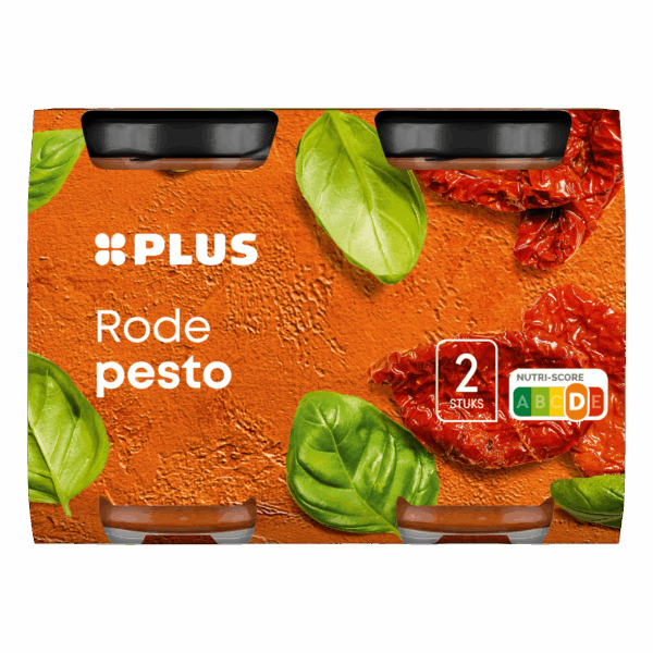 PLUS Pesto Rood duopak - PLUS