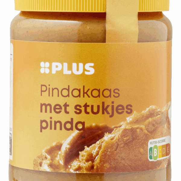 PLUS Pindakaas met stukjes pinda - PLUS