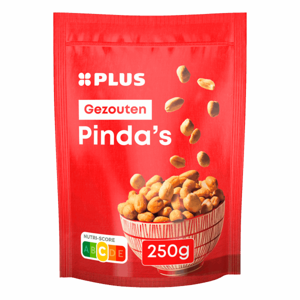 PLUS Pinda's gezouten 250 gram - PLUS