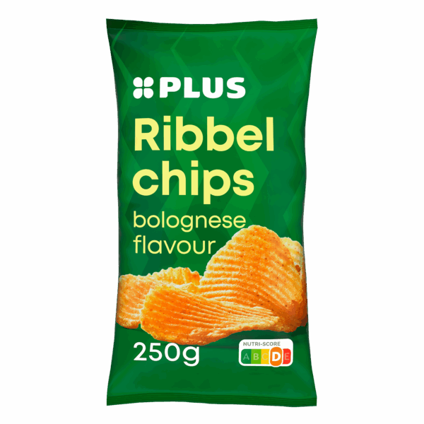 PLUS Ribbelchips bolognese - PLUS