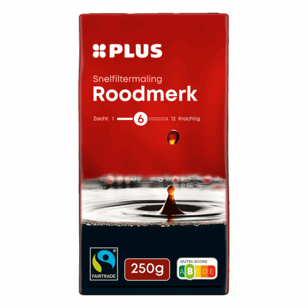 PLUS Roodmerk Filterkoffie Fairtrade - PLUS