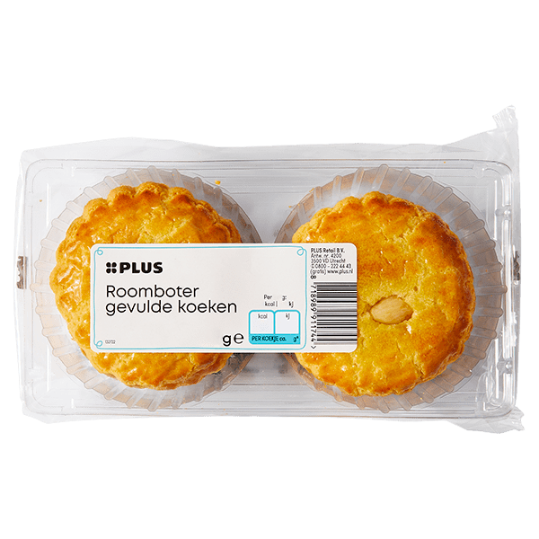 PLUS Roomboter gevulde koeken 8st - PLUS