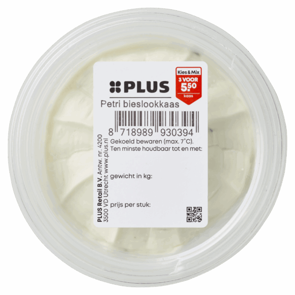 PLUS Roomkaas Bieslook - PLUS