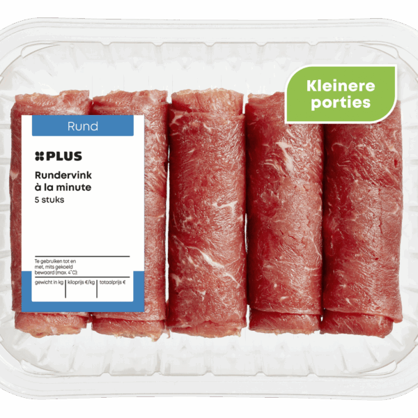 PLUS Rundervink a la minute 5st - PLUS