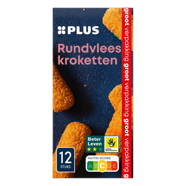 PLUS Rundvleeskroket BLK - PLUS