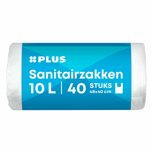 PLUS Sanitairzakken 10 liter - PLUS