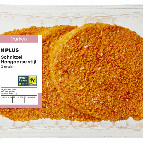 PLUS Schnitzel Hongaarse stijl 3 st - PLUS