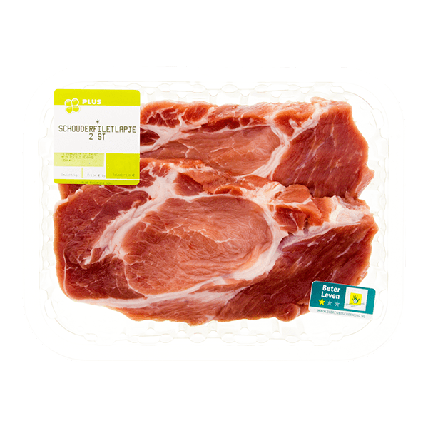 PLUS Schouderfiletlapjes 2 stuks - PLUS