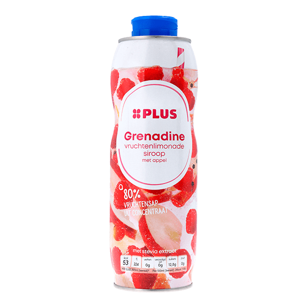 PLUS Siroop Grenadine - PLUS