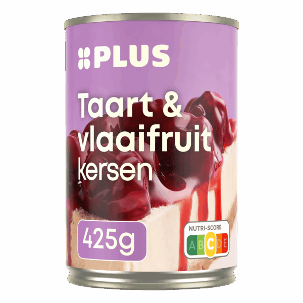 PLUS Taart en Vlaaifruit Kersen - PLUS