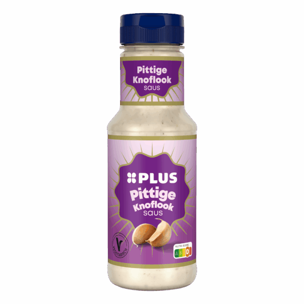 PLUS Tafelsaus pittige knoflooksaus - PLUS