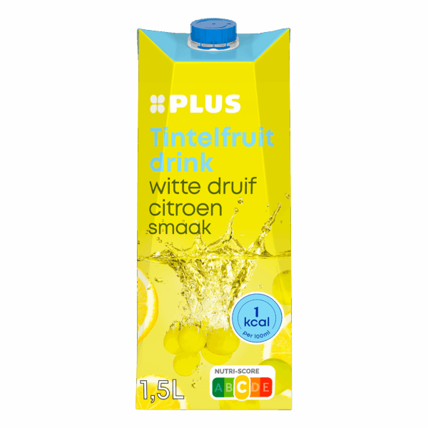 PLUS Tintelfruit Witte Druif Citroen 1Kcal - PLUS