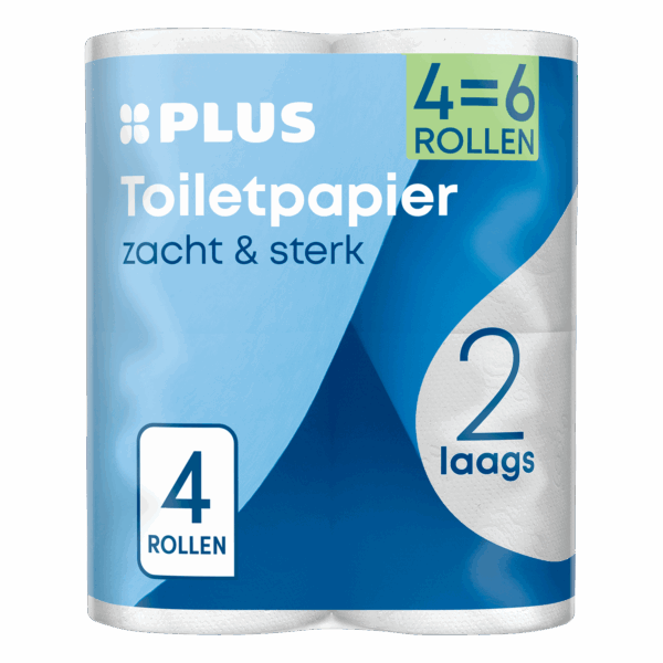 PLUS Toiletpapier 2-laags maxi - PLUS