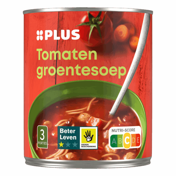 PLUS Tomaten Groentesoep BLK 1 Ster - PLUS