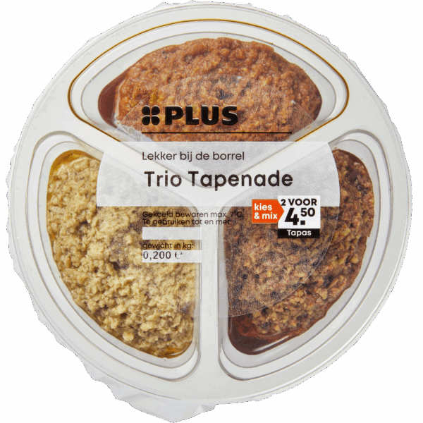 PLUS Trio tapenade - PLUS