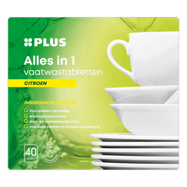 PLUS Vaatwastabletten all in one citroen - PLUS
