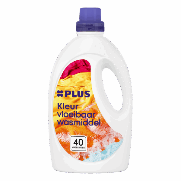 PLUS Vloeibaar wasmiddel kleur 40sc - PLUS