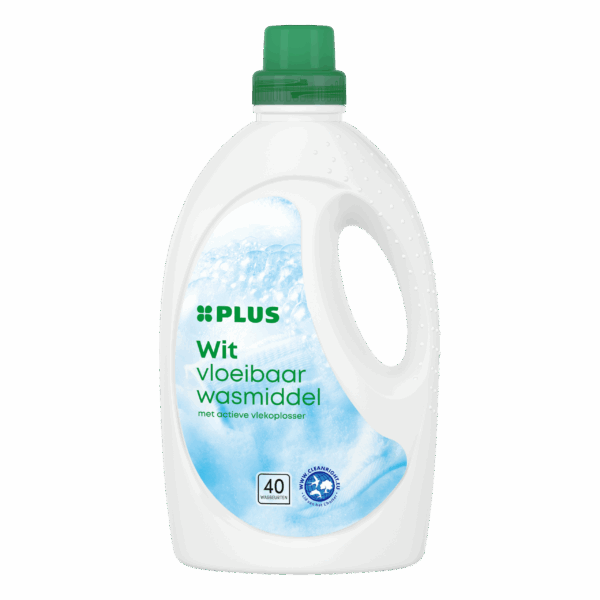 PLUS Vloeibaar wasmiddel wit 40sc VDV - PLUS