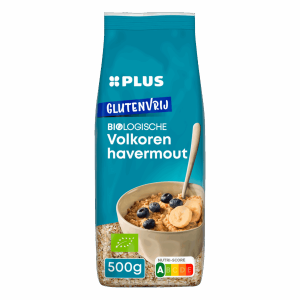 PLUS Volkoren havermout bio glutenvrij - PLUS