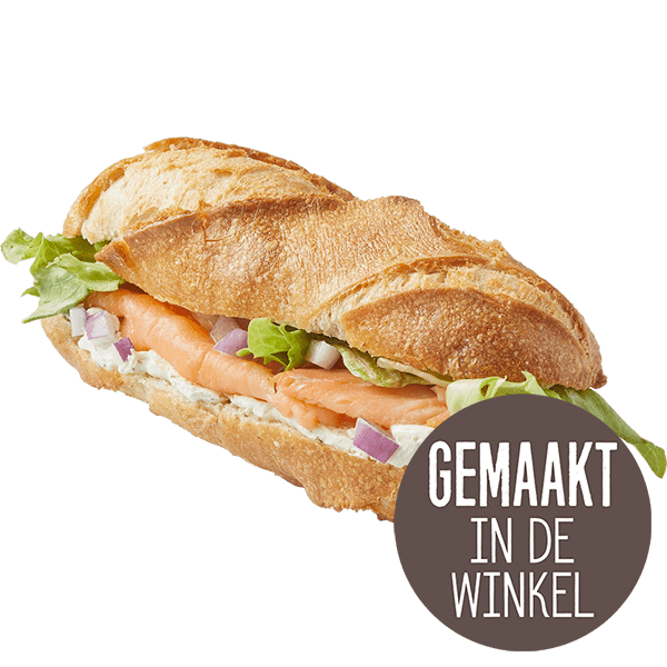 PLUS Witte baguette gerookte zalm - PLUS